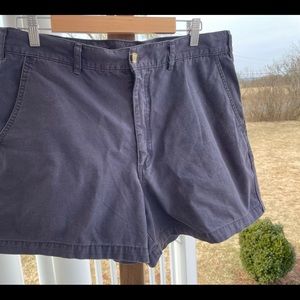 Patagonia men’s shorts. Size 38, steel gray, inseam 4-3/8, flap rear pockets